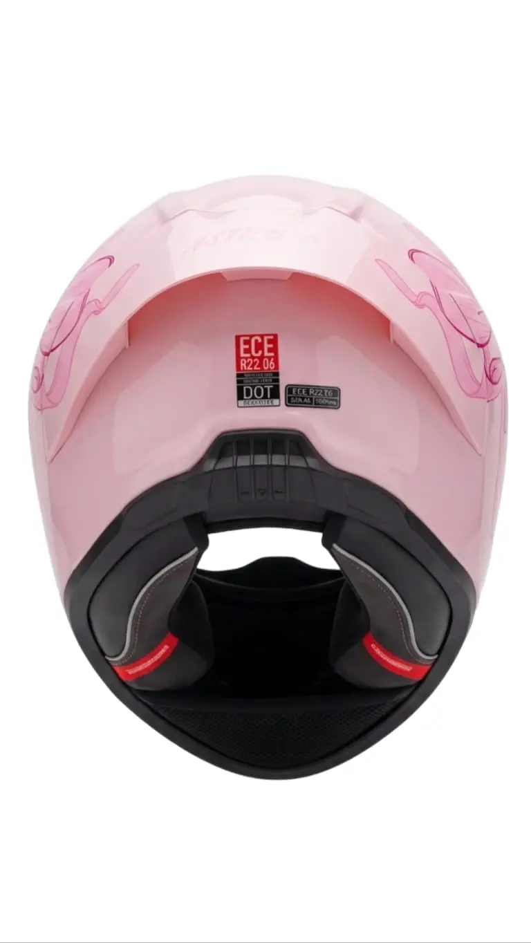 CASCO ASTRO PISTA MOÑO ROSA
