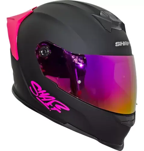 CASCO INTEGRAL SHAFT SH-502 Solid Pink con Spoiler 2025