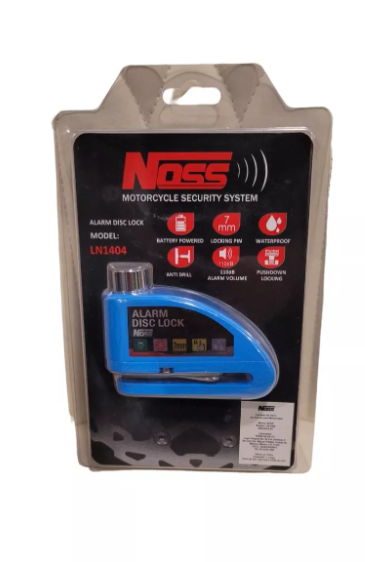 Candado De Moto Con Alarma Para Disco Noss