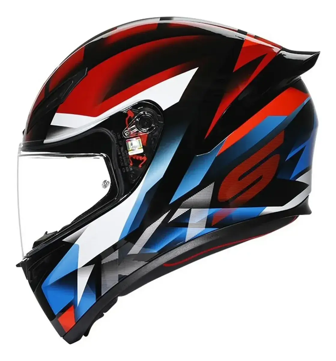 CASCO AGV K1S K1 S E2206 - FASTLAP BLACK/GREY/RED