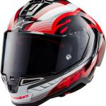 CASCO ALPINESTARS SUPERTECH R10 TEAM BLACK CARBON / RED/ WHITE DE VENTA EXCLUSIVA EN PAGINA