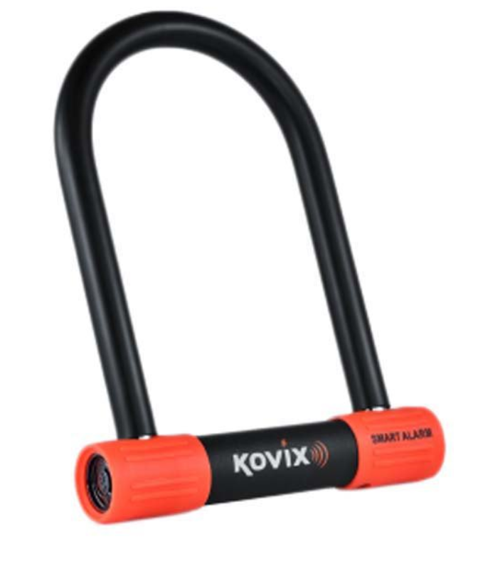 Candado U CORTO Moto Alarma Kovix Acero Reforzado
