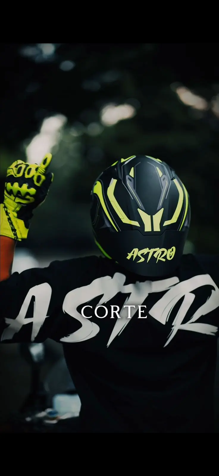 CASCO ASTRO PISTA KRISS FLUO