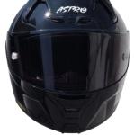 CASCO ASTRO PISTA NEGRO BRILLOSO