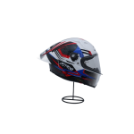 CASCO ASTRO PISTA AZUL, BLANCO. ROJO