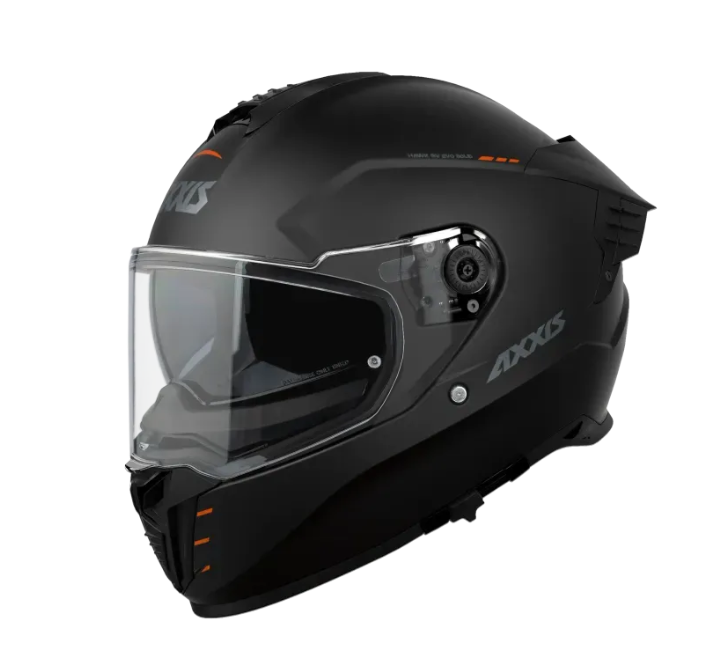 CASCO AXXIS HAWK SOLID NEGRO MATE