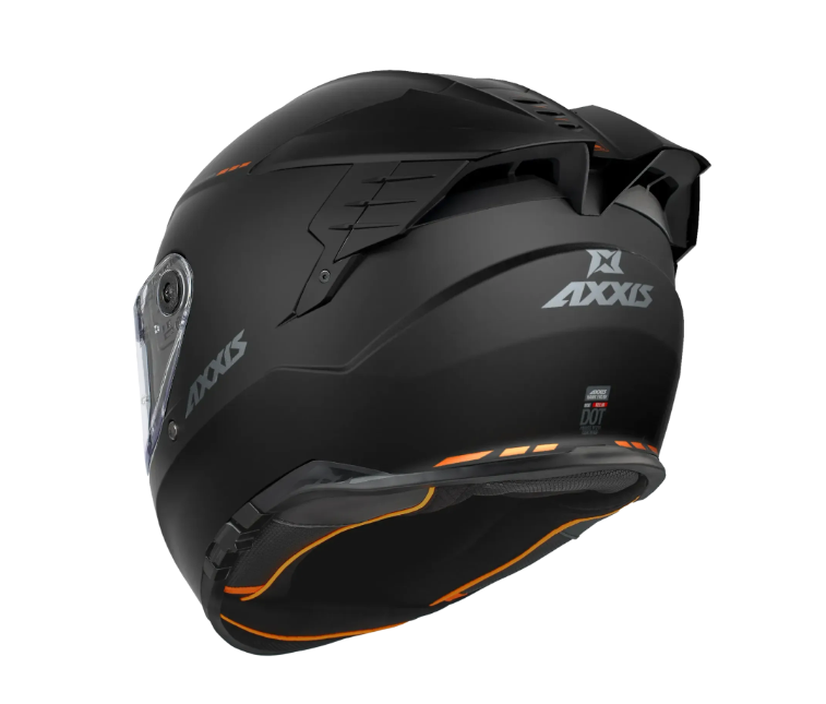 CASCO AXXIS HAWK SOLID NEGRO MATE