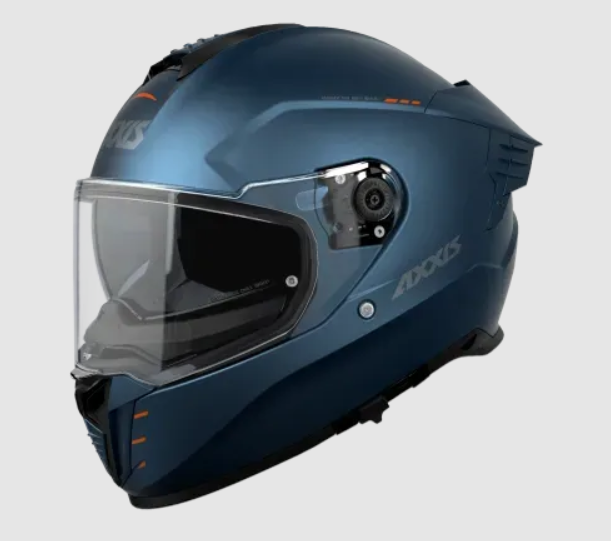 CASCO AXXIS HAWK SOLID AZUL