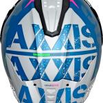Casco Axxis Hawk Spiffy Axxis B7 Azul Mate Doble Certificación
