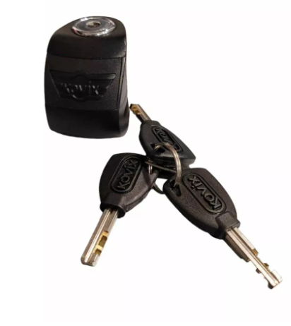 Candado De Disco Para Moto Kovix De 6mm Reforzado