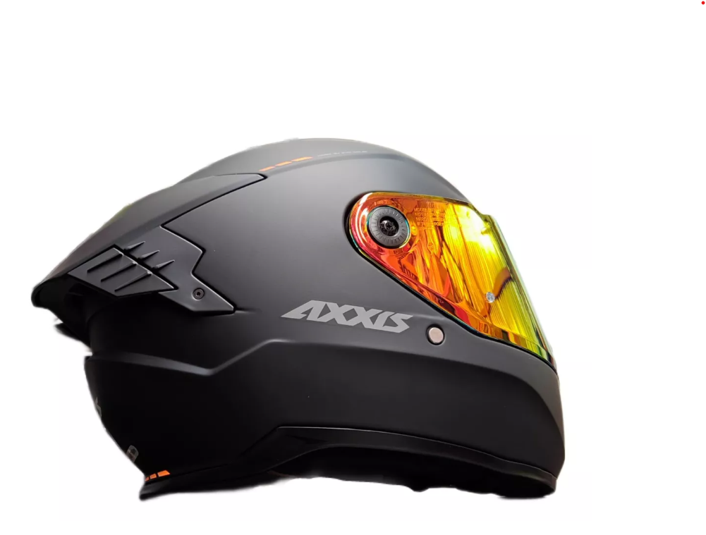 Casco Axxis Hawk A1 Solid Negro Mate Doble Certificación