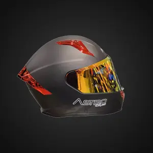 ASTRO HELMETS SOLOD ROJO