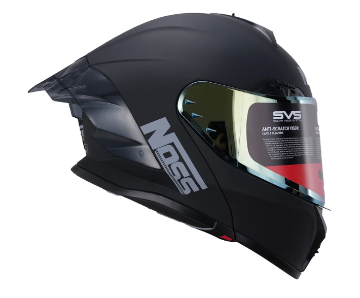 CASCO ABATIBLE NOSS NS-X90 NEGRO MATE EDICIÓN ESPECIAL