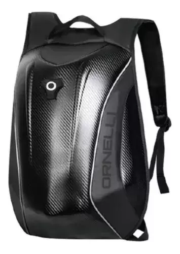 Mochila Para Motociclista Ornelli Tortu Negra