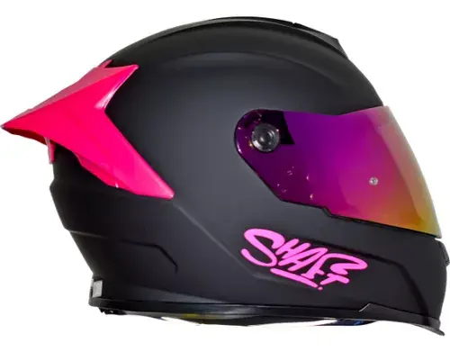 CASCO INTEGRAL SHAFT SH-502 Solid Pink con Spoiler 2025