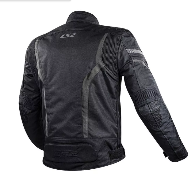 Chamarra De Moto Ls2 Gate Negro