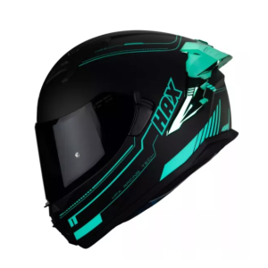 Casco Hax Obsidian 2.0 Turquesa Con 22.06