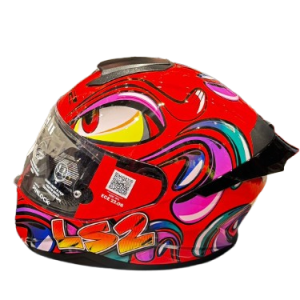CASCO FLASH CON INTERCOM MUTANT ROJO