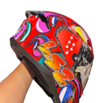 CASCO FLASH CON INTERCOM MUTANT ROJO