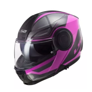 CASCO LS2 SCOPE AXIS NEGRO/ROSA