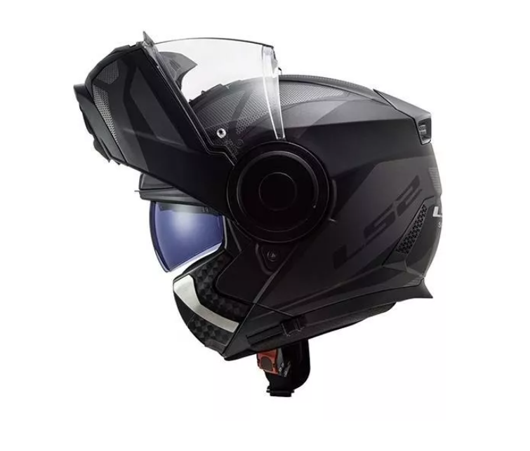 Casco Abatible Ls2 Scope Axisnegro Titanio Mate Talla M L XL XXL