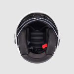 CASCO MOTO JET E2206 ETERES HISTORY MATT BLACK/WHITE/RED