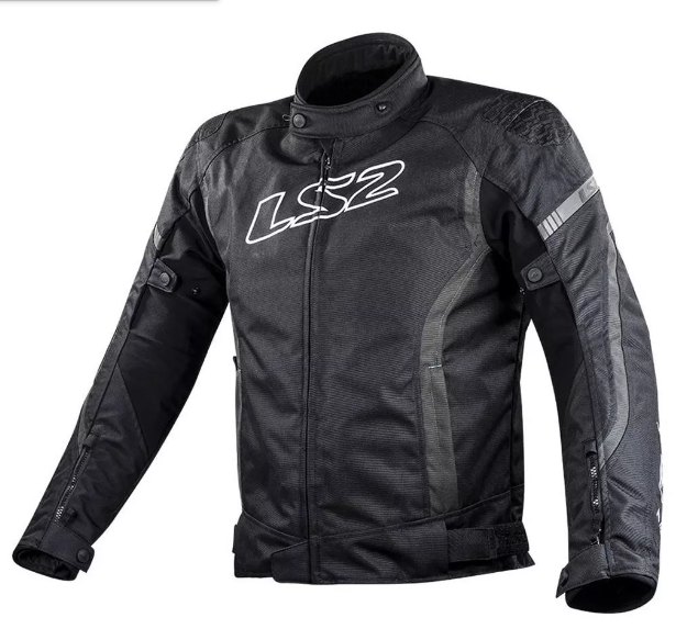 Chamarra De Moto Ls2 Gate Negro