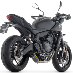 FULL SYSTEM Yamaha MT-07 2025 Thunder aluminium "Dark" CON DOBLE SONDA LANDA
