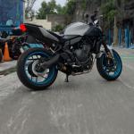 FULL SYSTEM Yamaha MT-07 2025 Thunder aluminium "Dark" CON DOBLE SONDA LANDA