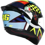 CASCO AGV K1 ROSSI WINTER TEST 2020 BLACK/YELLOW/BLUE/GREEN