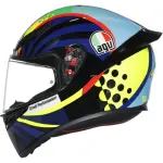 CASCO AGV K1 ROSSI WINTER TEST 2020 BLACK/YELLOW/BLUE/GREEN