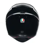 CASCO AGV K1S NEGRO BRILLOSO