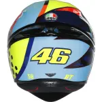 CASCO AGV K1 ROSSI WINTER TEST 2020 BLACK/YELLOW/BLUE/GREEN