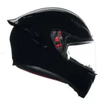 CASCO AGV K1S NEGRO BRILLOSO