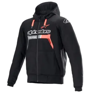 SUDADERA ALPINESTARS CHROME IGNITION NGO/RJO FLUO