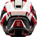 CASCO ALPINESTARS SUPERTECH R10 Element White / Bright Red / Carbon black