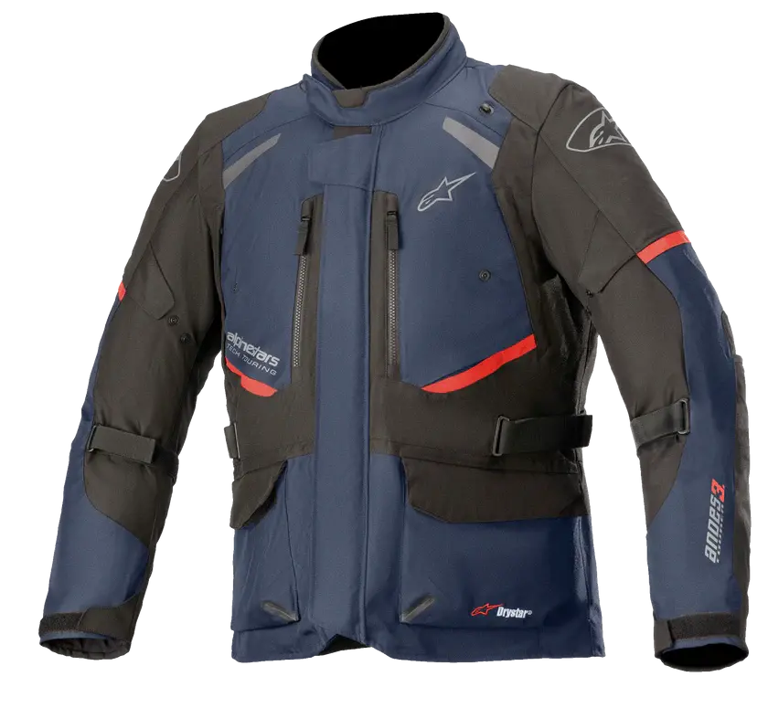 CHAMARRA ALPINESTARS ANDES WP V3 AZUL/NGO