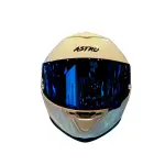 CASCO ASTRO ALFA S FIBRA DE VIDRIO BCO AZUL