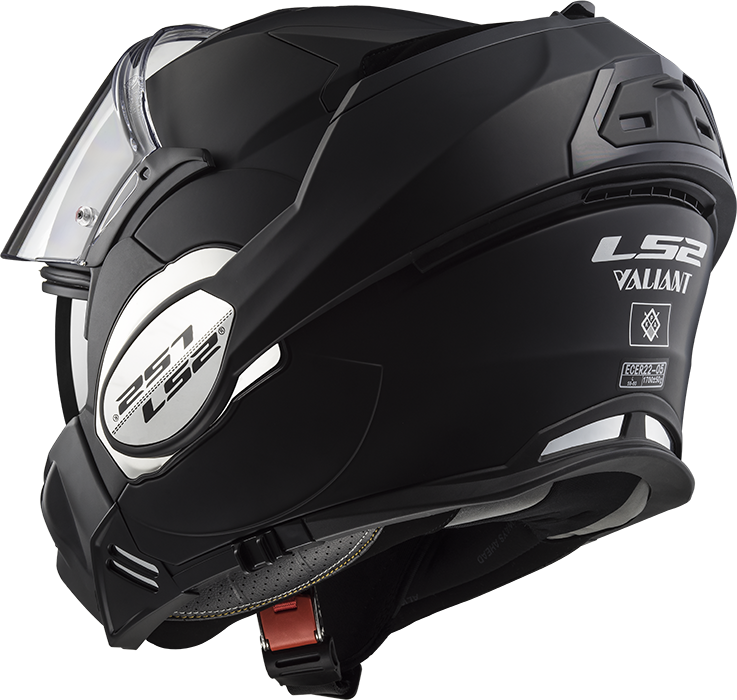 CASCO ABATIBLE LS2 VALIANT NEGRO MATE - VALIANT
