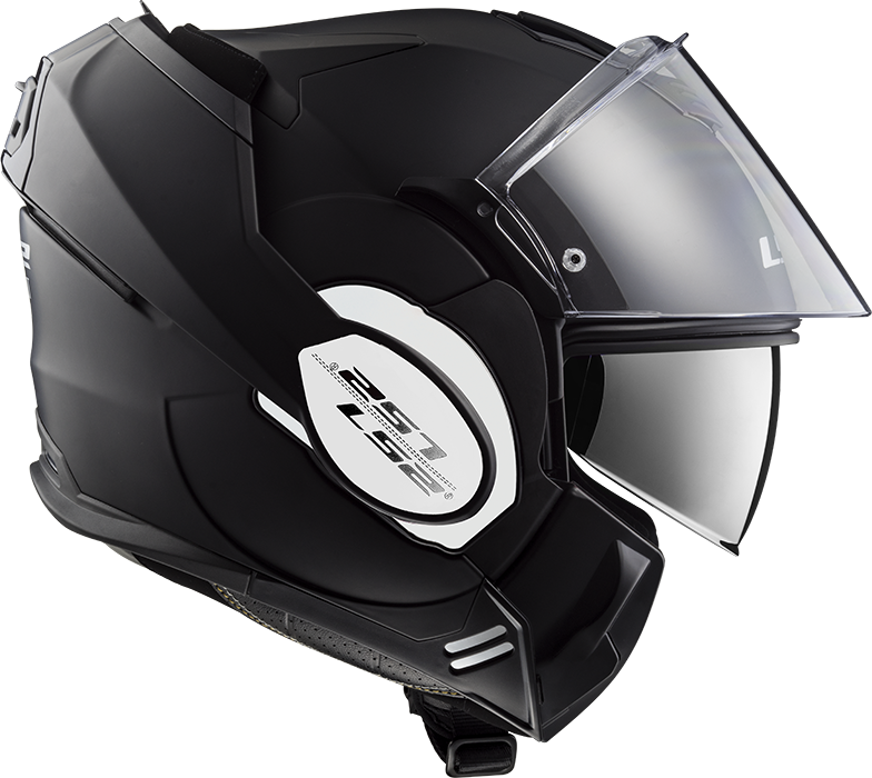 CASCO ABATIBLE LS2 VALIANT NEGRO MATE - VALIANT