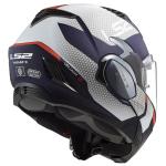 CASCO ABATIBLE 180° LS2 VALIANT II CITUS BLANCO CON AZUL - FF900