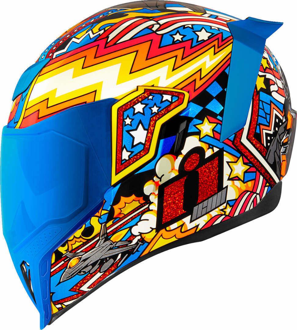 CASCO ICON AIRFLITE FLYBOY BLUE - ICON