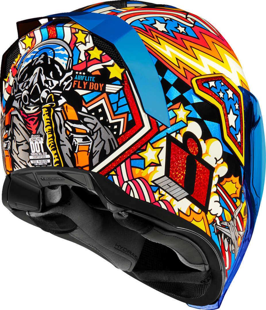CASCO ICON AIRFLITE FLYBOY BLUE - ICON