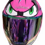 OUTLET CASCO INTEGRAL ASTRO HELMETS SPEED ROSA PRECIO EXCLUSIVO EN LINEA