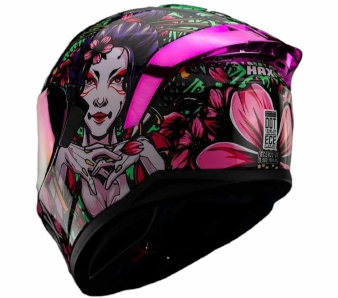 CASCO HAX OBSIDIAN GEISHA ROSA - OBSIDIAN