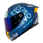CASCO AXXIS LETS RIDE AZUL TALLA M