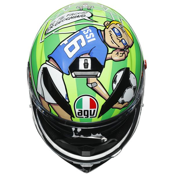 CASCO AGV K3 SV TOP ROSSI MUGELLO 2017 VERDE - K3SV