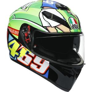 CASCO AGV K3 SV TOP ROSSI MUGELLO 2017 VERDE - K3SV