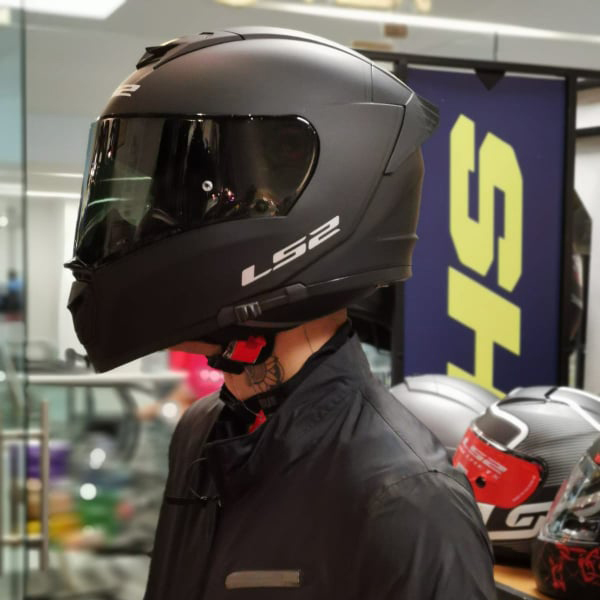 OUTLET CASCO INTEGRAL LS2 BREAKER EVO NEGRO MATE - FF390