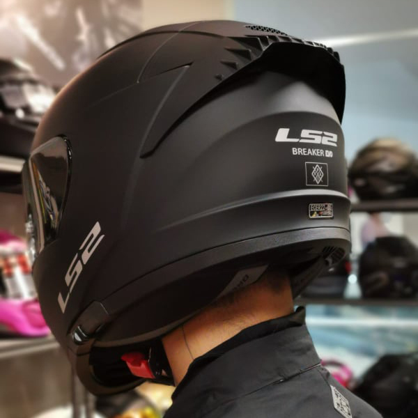 OUTLET CASCO INTEGRAL LS2 BREAKER EVO NEGRO MATE - FF390